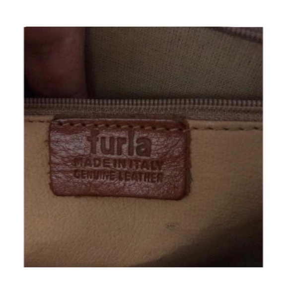 Furla Leather Moc Croc Briefcase / Laptop Case - Picture 11 of 12